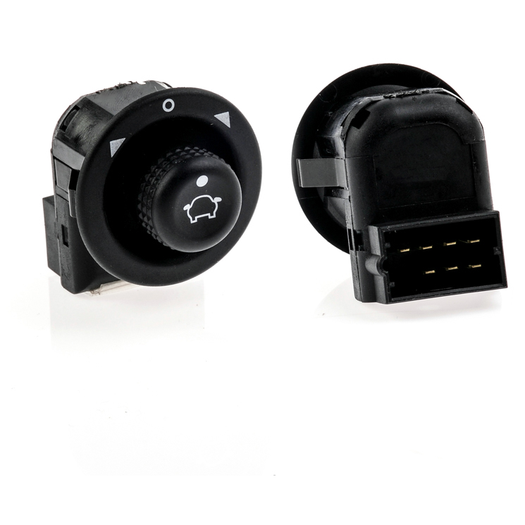 Interruptor do Espelho Elétrico Preto para Ford Escort e Escort SW - Kostal - 3930362