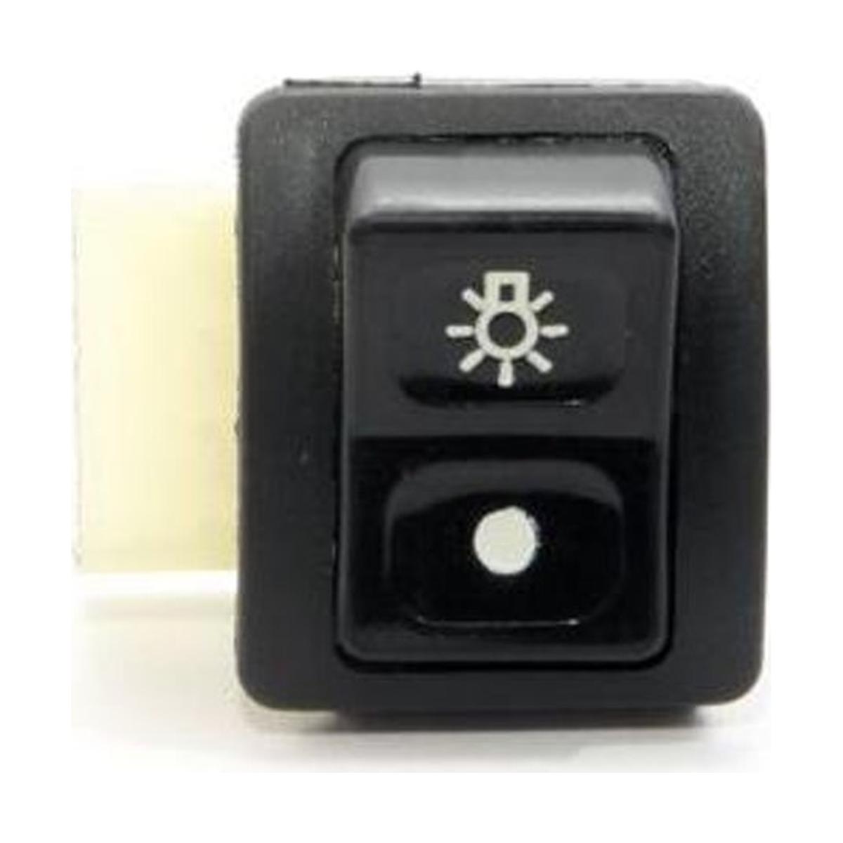 Interruptor de Farol de Plástico Preto 2 Terminais para Honda Biz 100 - Magnetron - 90235340