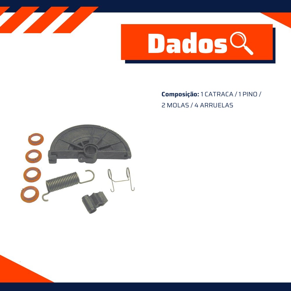 Kit da Catraca da Embreagem para Ford Escort e Escort SW - Kit & Cia - 20545