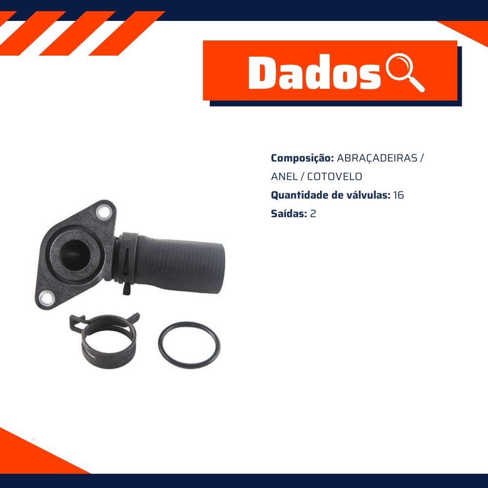 Kit de cotovelo da bomba D'água - Indisa - 7005350007