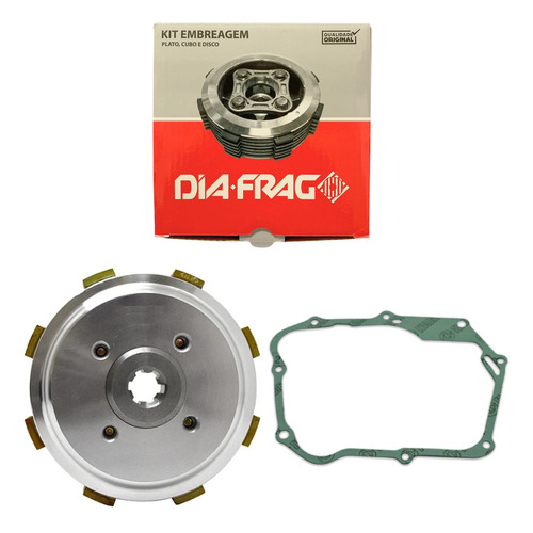 Kit de Embreagem 8 Dentes para Honda C 100 Dream - Dia-Frag - DKE-00020