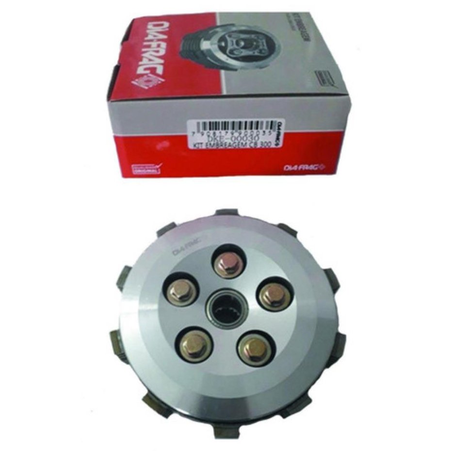 Kit Embreagem Plator Cubo Disco para Honda CB 300 e XRE 300 - Dia-Frag - DKE-00030