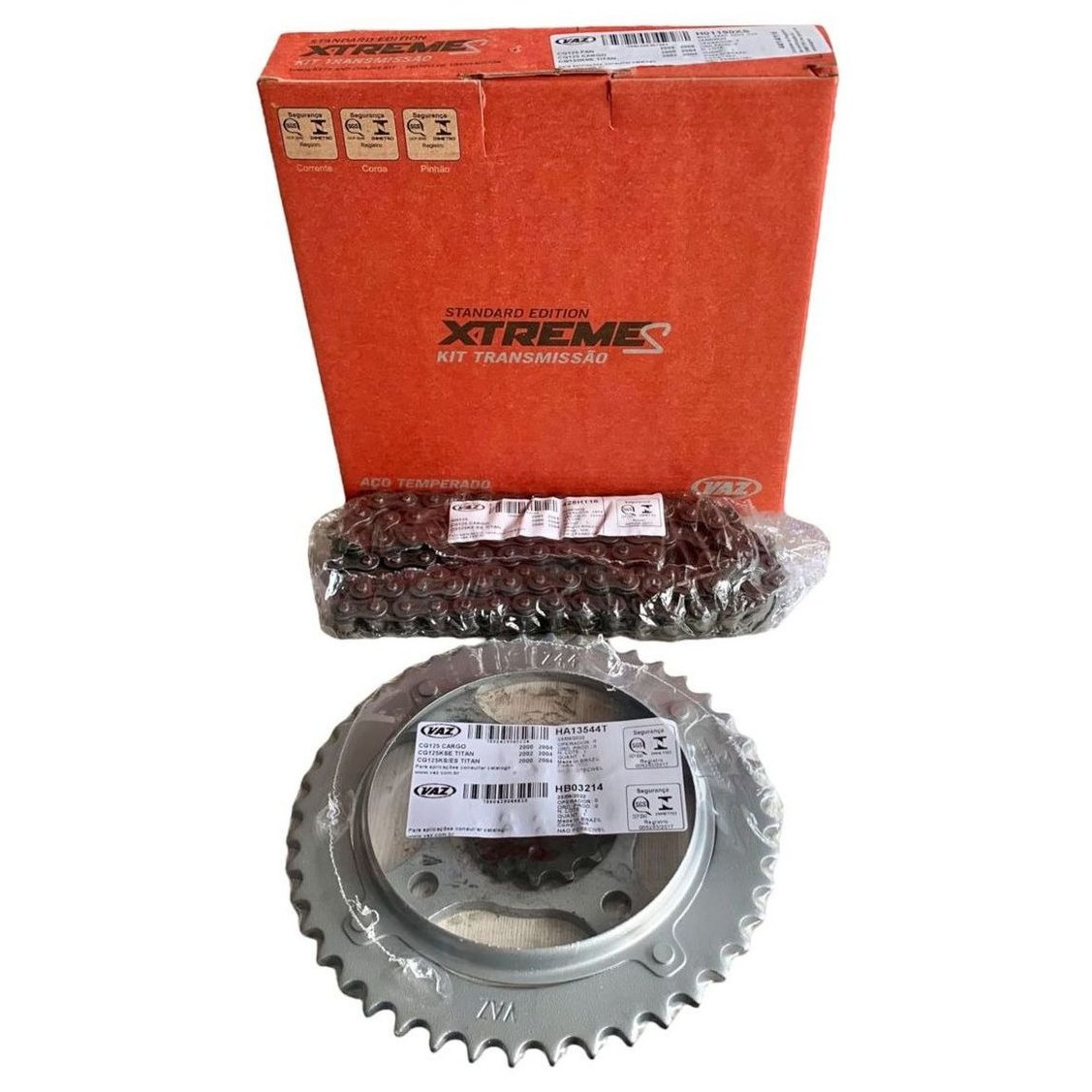 Kit de Relação Corrente 428 para Honda CG 125 - Vaz - H01190XS