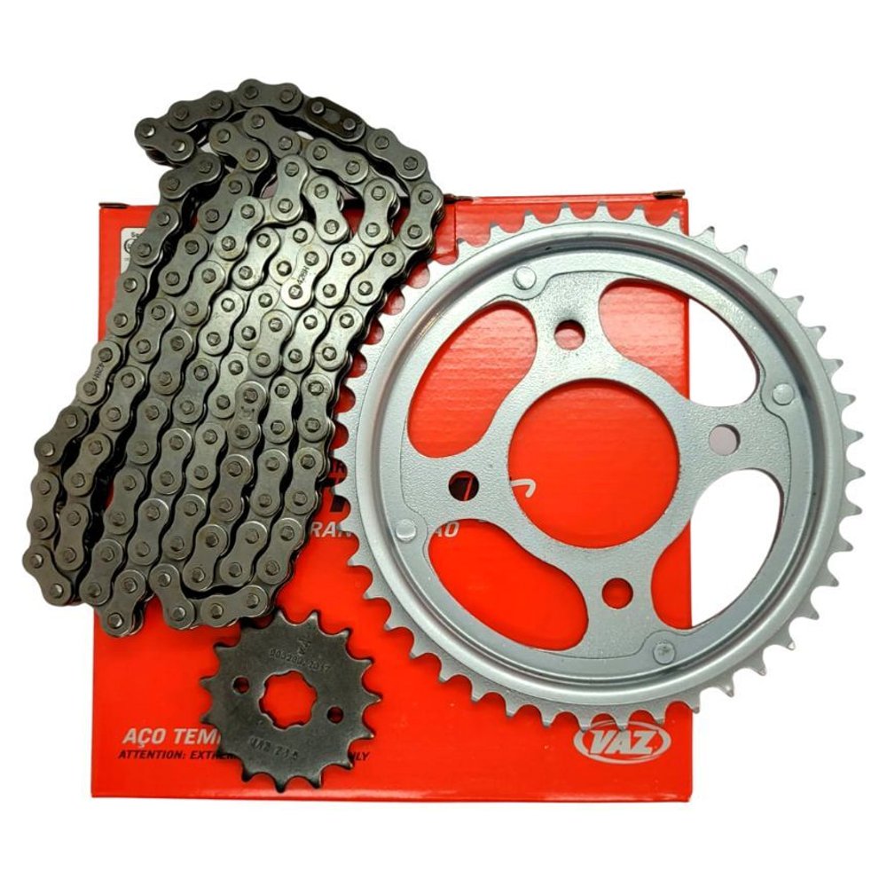 Kit de Relação Corrente 428 para Honda CG 160 - Vaz - H04007XS