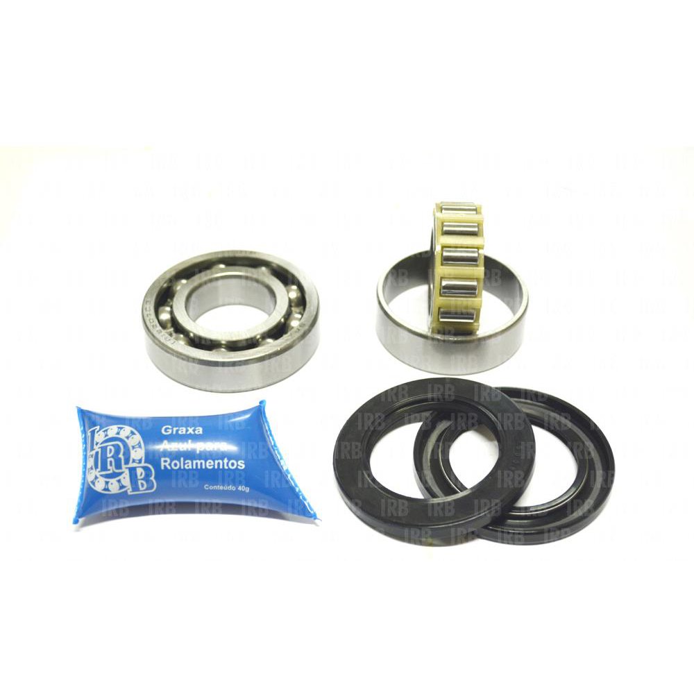 Kit Rolamento de Roda Traseiro com Graxa para Volkswagen Kombi - IRB - IRB351