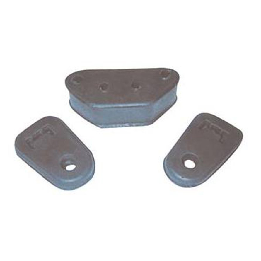 Kit Suspensor Silencioso de Borracha para Fiat Fiorino - Kit & Cia - 10411