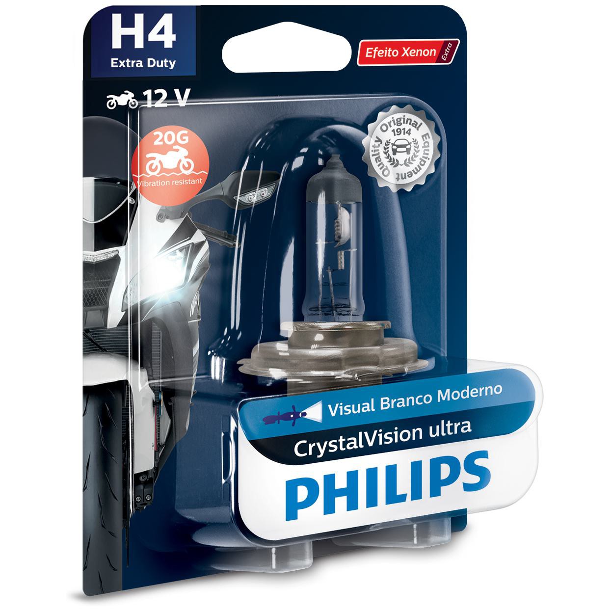 Lâmpada do Farol H4 35W 4300K - Philips - 12458EDCVMBW