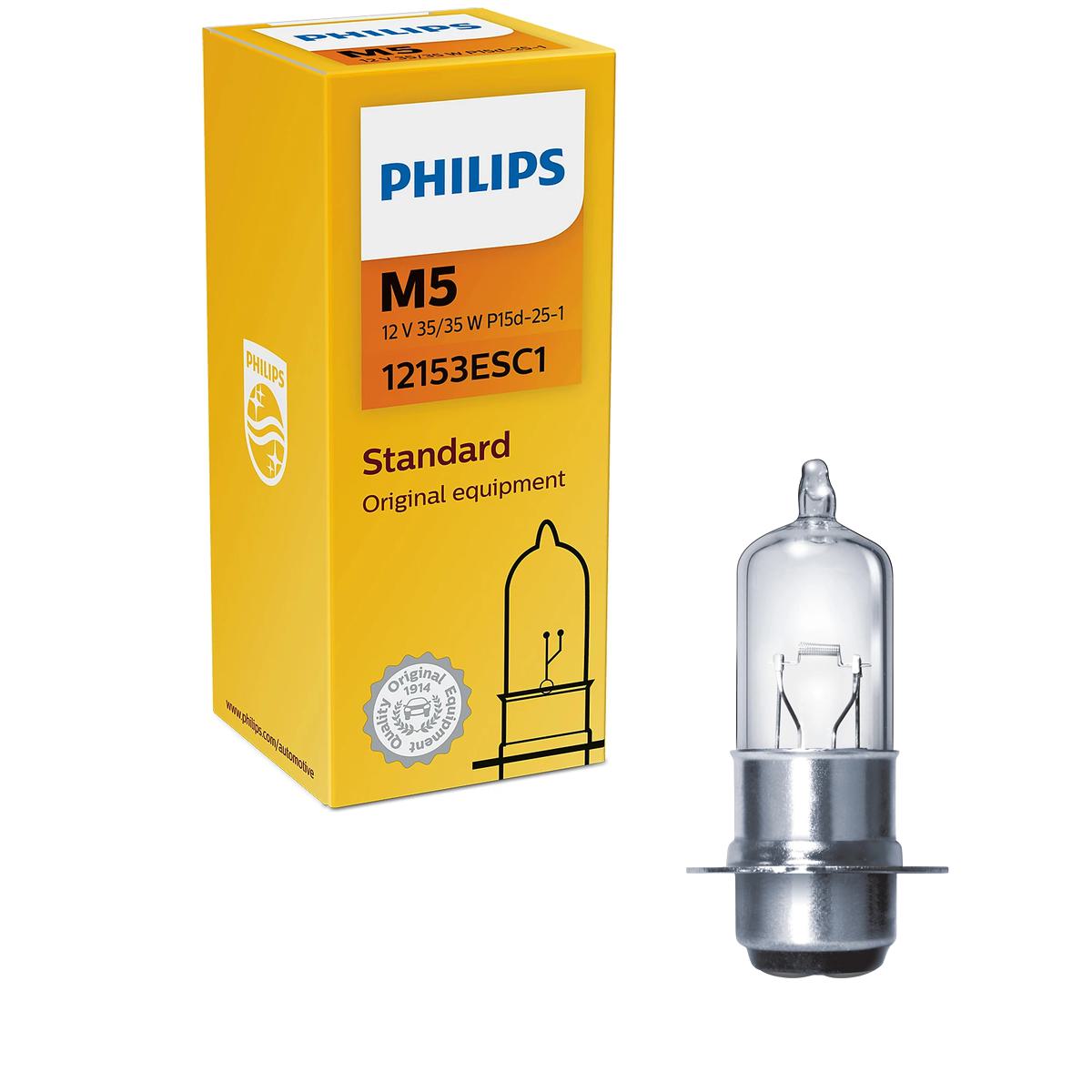Lâmpada do Farol Alto Halogena 35/35W 12V P15D-25-1 - Philips - 12153ESC1