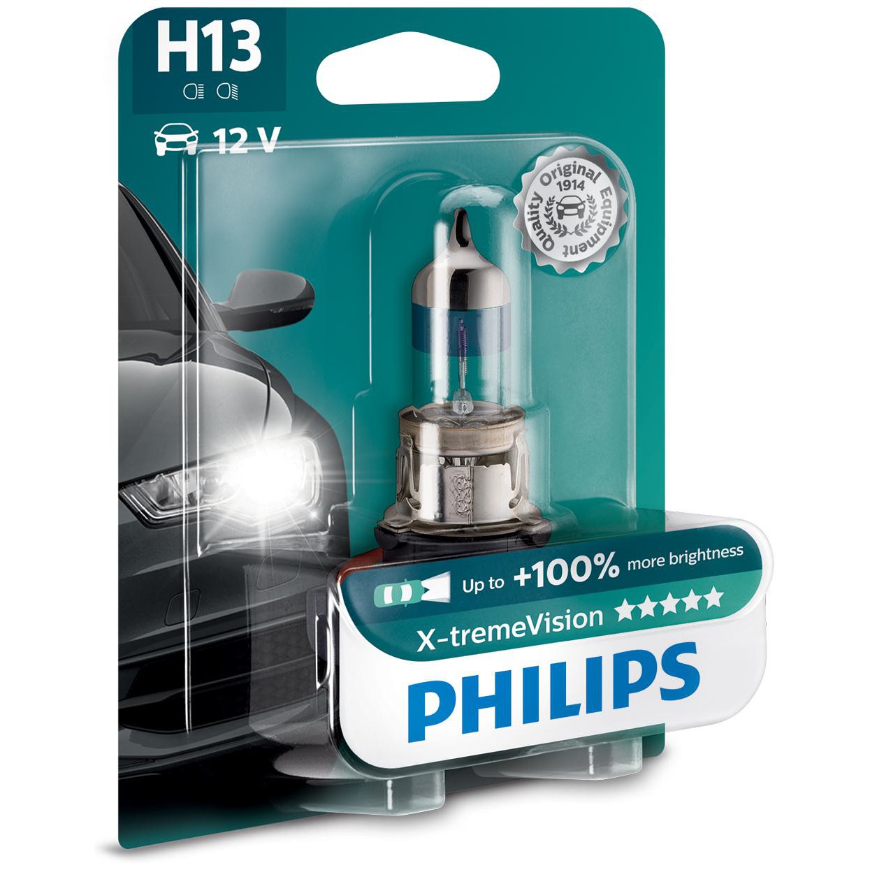 Lâmpada Auto Farol X-treme Vision 12V 60/55W 1 Unid Philips 9008XVB1