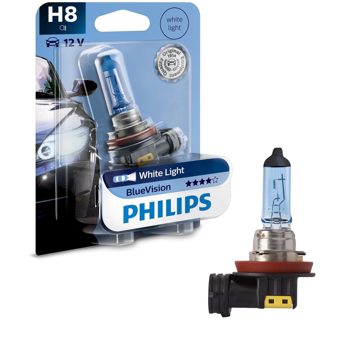 Lâmpada de Neblina H8 35W 12V PGJ19-1 - Philips - 12360BV+B1