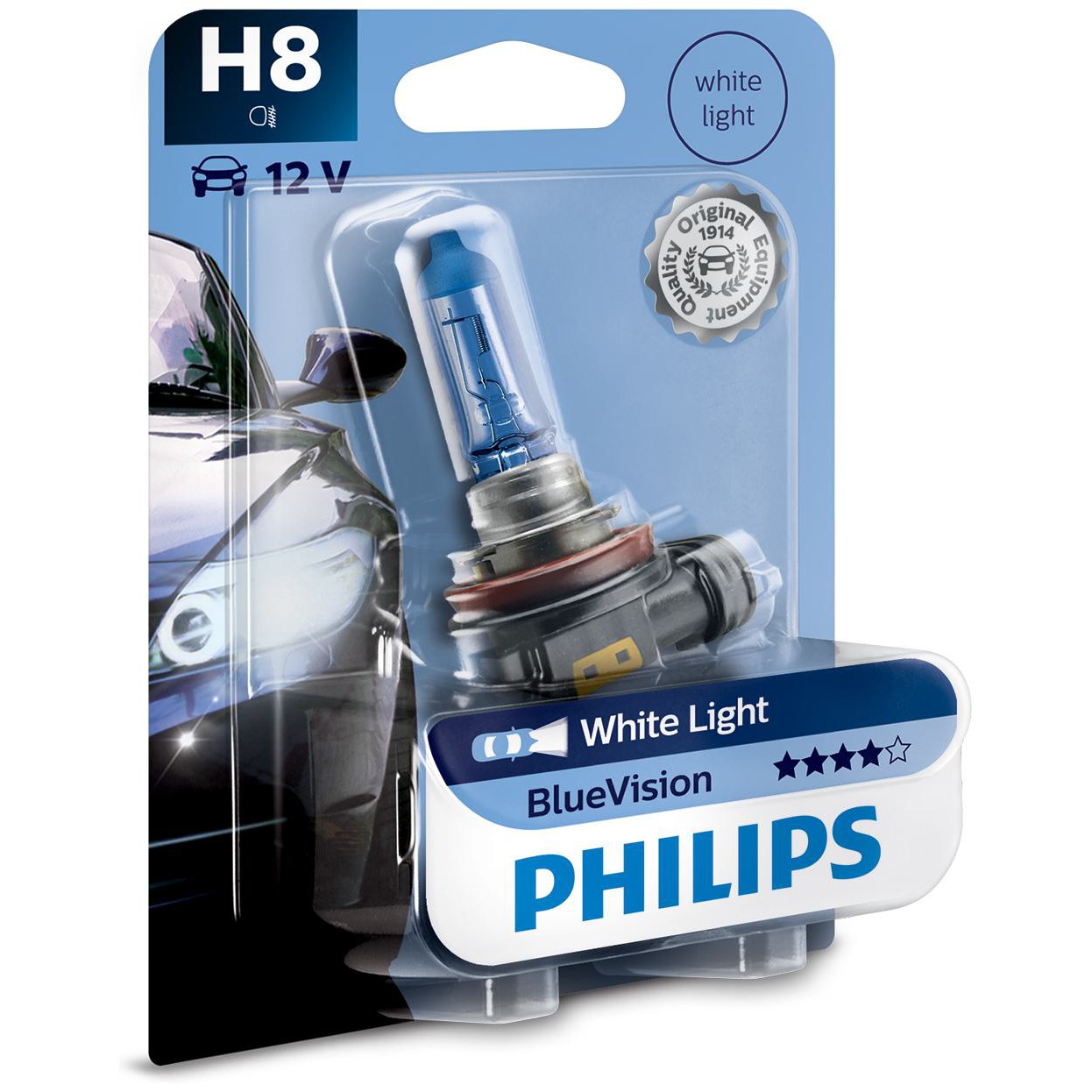 Lâmpada de Neblina H8 35W 12V PGJ19-1 - Philips - 12360BV+B1