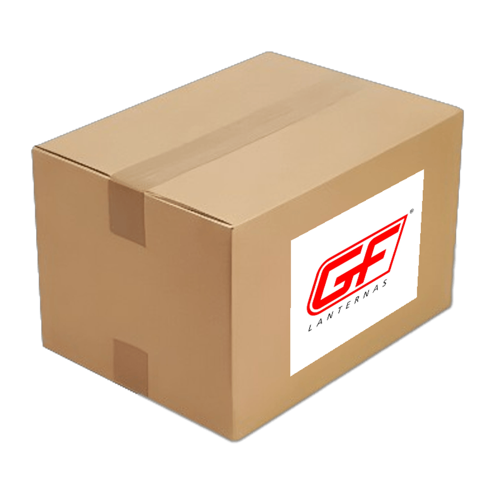 Lente da Lanterna Traseira Vermelha - GF Lanternas - 0.028-VM