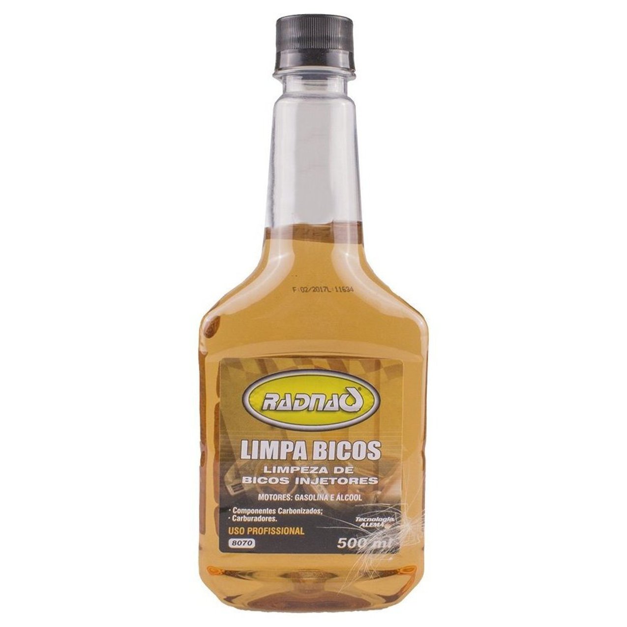 Limpa Bico Injetor Multiponto para Gasolina 500ml - Radnaq - 8070