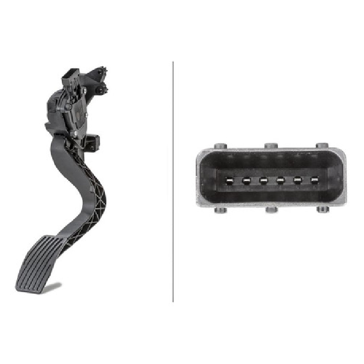 Pedal do Acelerador Eletrônico Manual - Hella - 6PV010175731
