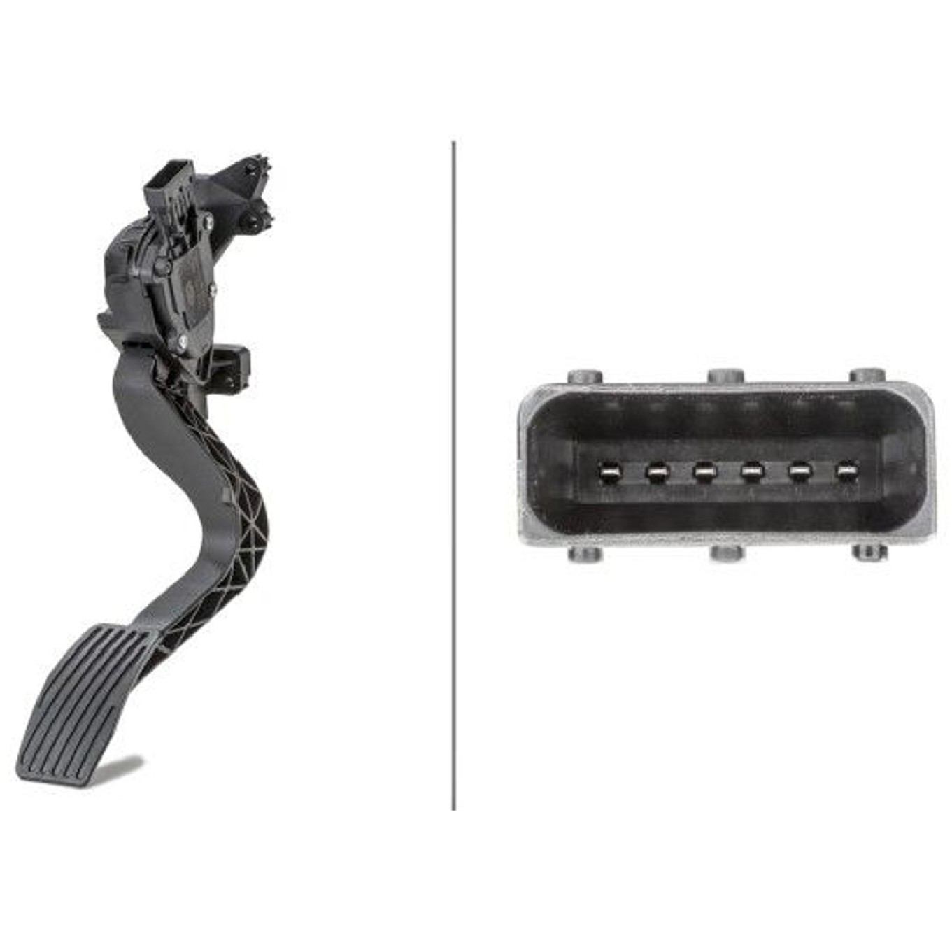 Pedal do Acelerador Eletrônico Manual - Hella - 6PV010175731