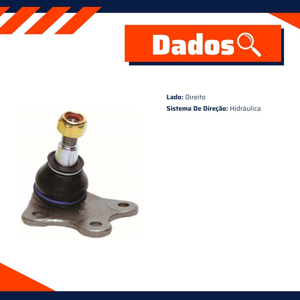 Pivô de Suspensão Lado Direito - Driveway - JE-5022