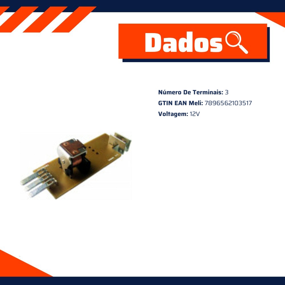 Placa Eletrônica Motor do Limpador Traseiro para Fiat Uno - DNI - DNI 0351
