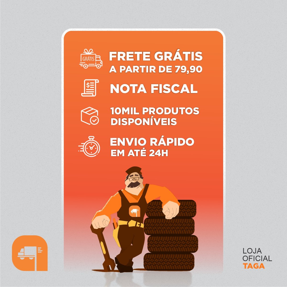 Porca Sextavado Chave 1.1/2'' - Fey - 19329