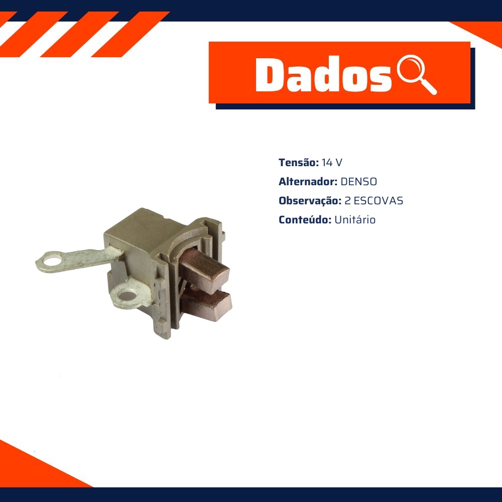 Porta Escova do Alternador Denso - Gauss - GD0011