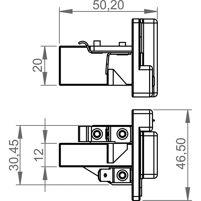 Porta Escovas para Alternador com 2 Escovas - Unifap - 2.212/2