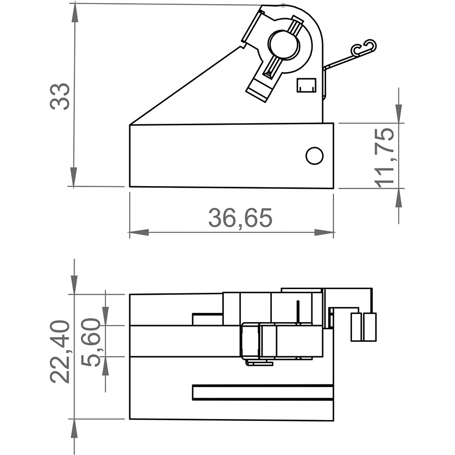 Porta Escovas para Alternador com 2 Escovas para Chevrolet Omega e Silverado - Unifap - 2.219/2