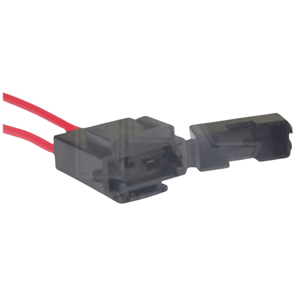 Porta Fusível 2,5 Fêmea Plástico 12/24V - TC Chicotes - TC 302.0841