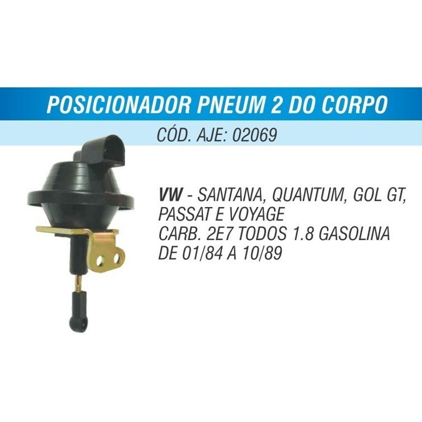Posicionador pneumático 2 do corpo - AJE - 02069