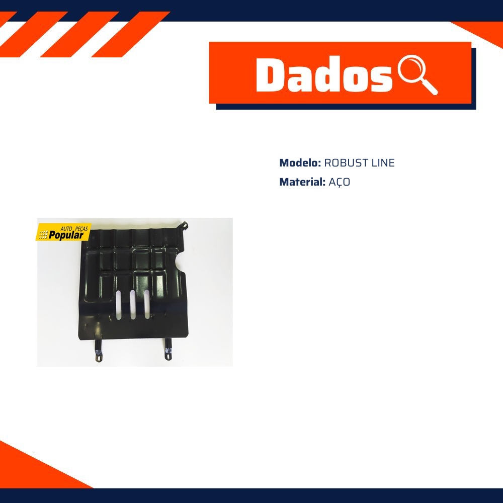 Protetor de Cárter Aço Robust Line para Chevrolet Captiva - DHF - DHF360