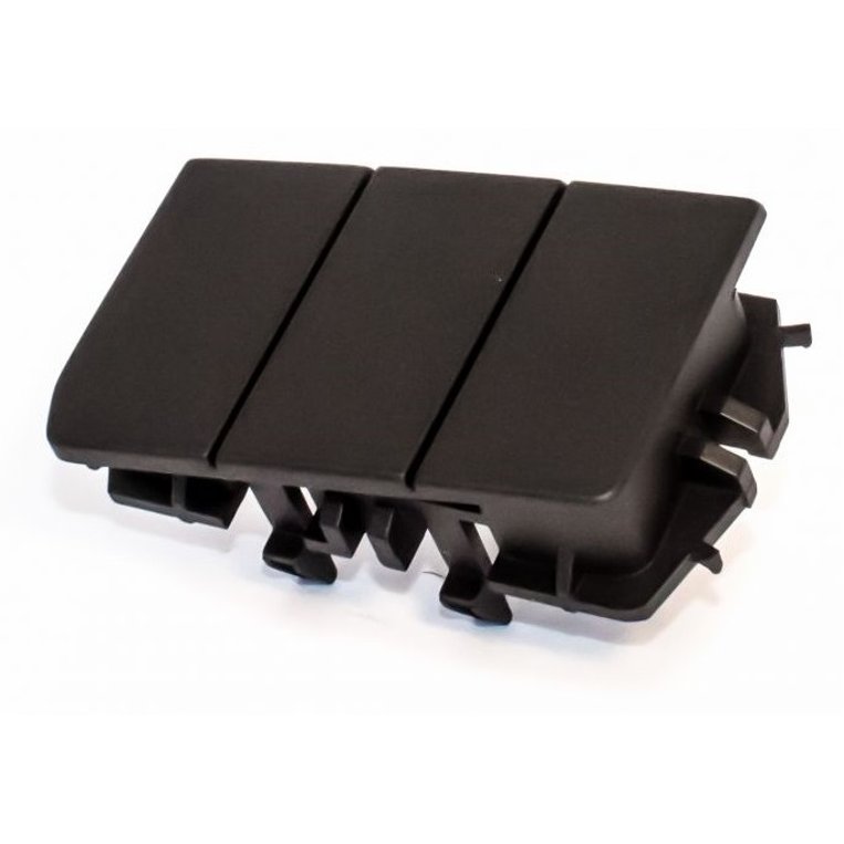 Remate Preto Central em Metal/Plástico para Volkswagen Cross Up! e Up! - Kostal - 10290773