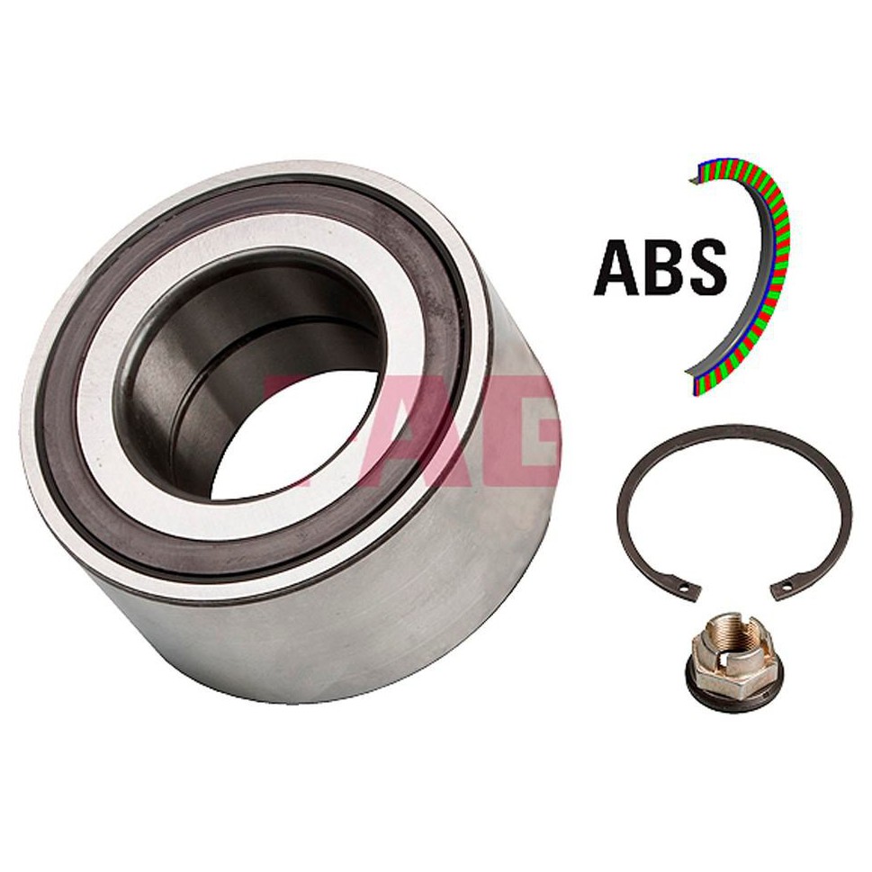 Reparo da Roda com Rolamentos 80x42x39 WBK / G1 - FAG - 7136311100