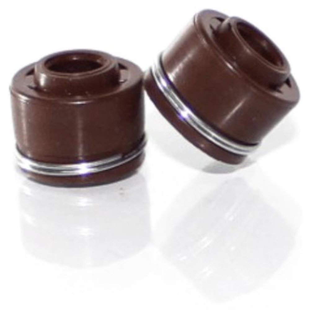 2 Retentor Haste Válvula Admissão e Escape Viton Marron - Vedamotors - M739000012208V