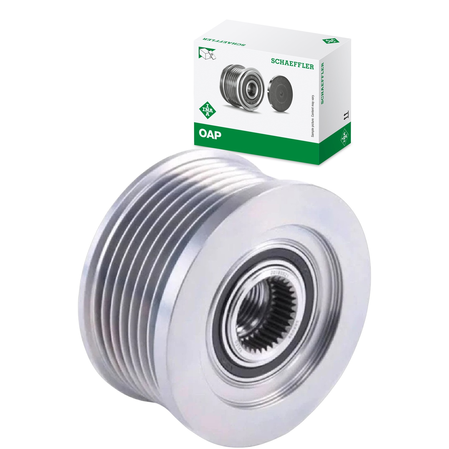 Roda Livre do Alternador M16X1,5 6 Canais 55,7x39,4 mm - INA - 535 0060 10