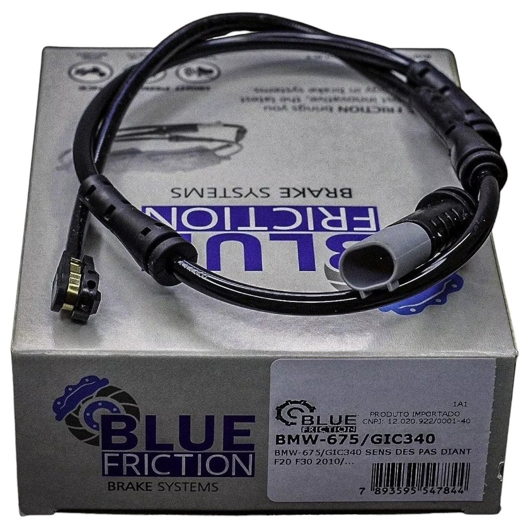 Sensor de Desgaste de Pastilha Dianteira 675mm - Blue Friction - BMW-675