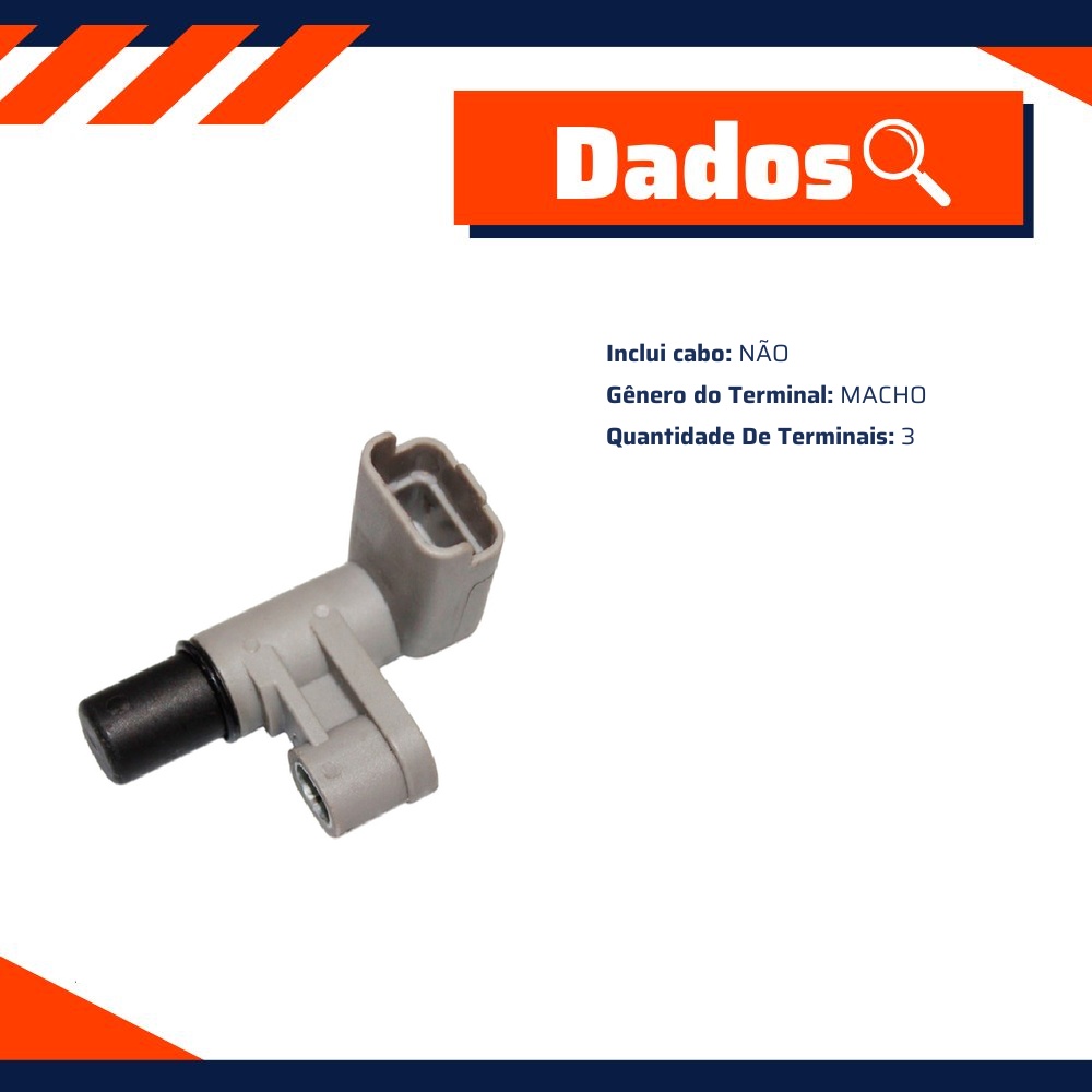 Sensor de Fase Macho 3 Terminais - Euro - 80222