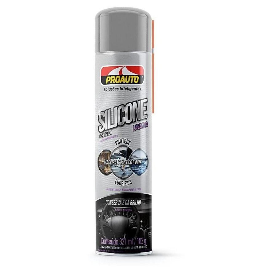 Silicone Spray Multiuso Perfumado Lavanda 321ml - Proauto - 2089