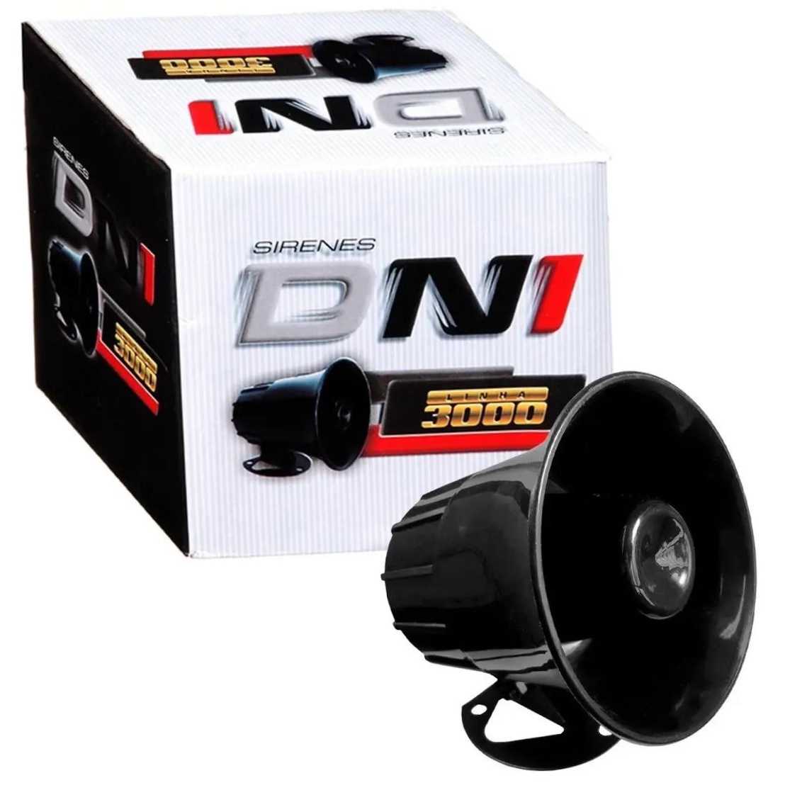 Sirene Eletrônica 118dB 12V - DNI - 3300