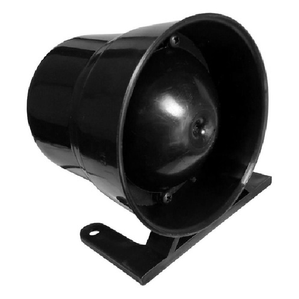 Sirene Piezoelétrica 24V 115dB Sinalizador - DNI - 4024