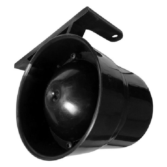Sirene Piezoelétrica 24V 115dB Sinalizador - DNI - 4024