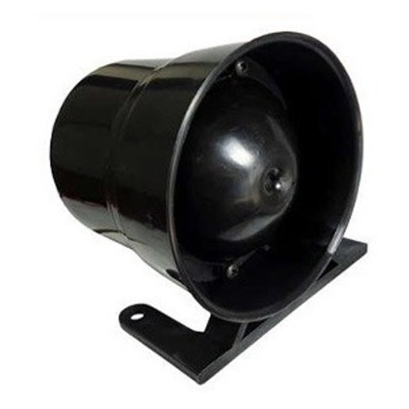 Sirene Piezoelétrica com 6 Sons de 115dB e 12V - DNI - 4050