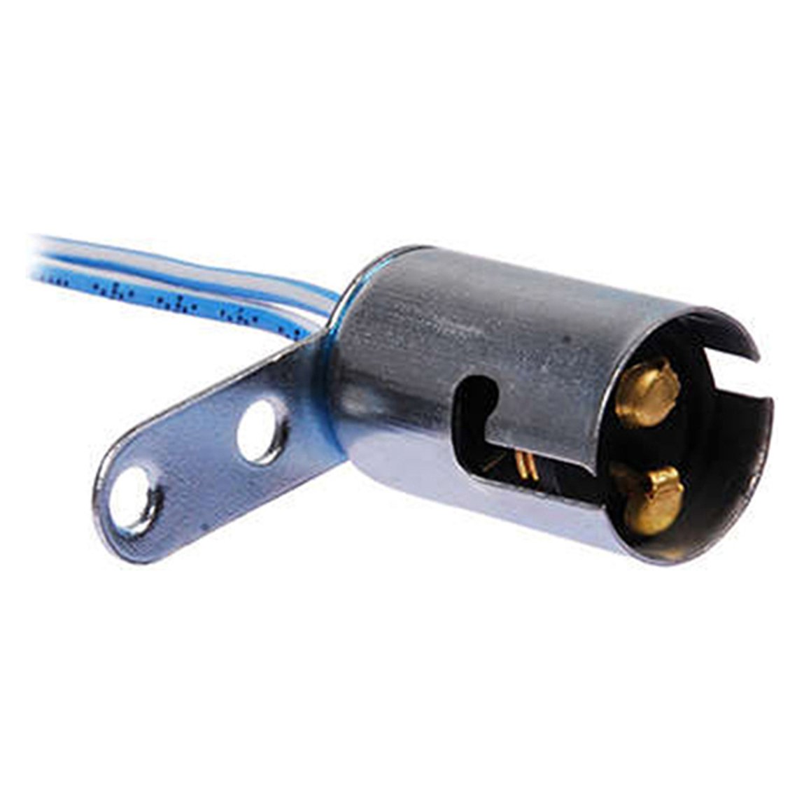 Soquete para Lâmpada de Metal 12V/24V Polos 1 - Rainha das Sete - ETE 7208