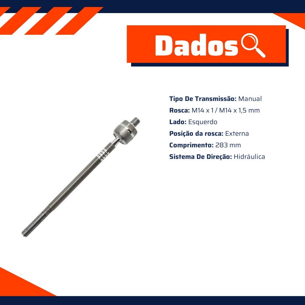 Terminal Axial Lado Direito ou Esquerdo - Volda - AX012