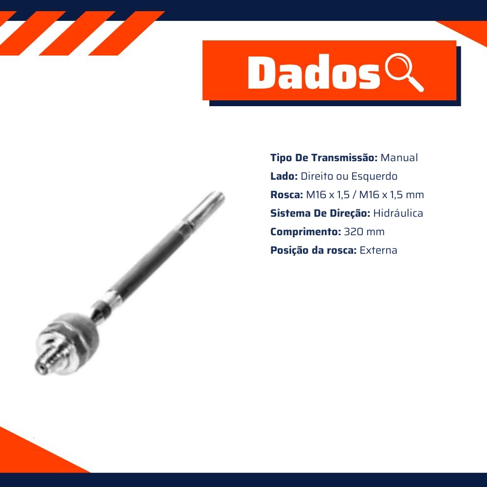 Terminal Axial Lado Direito ou Esquerdo - Volda - AX014