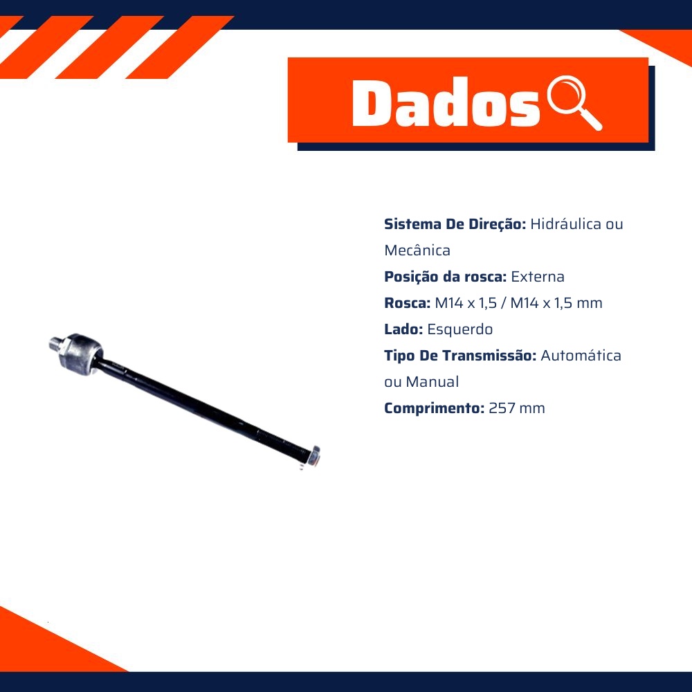 Terminal Axial Lado Direito ou Esquerdo - Volda - AX034