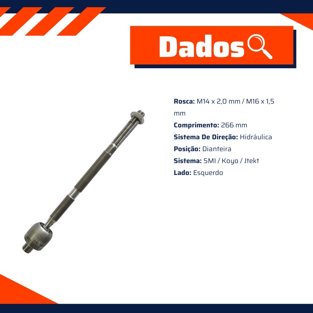 Terminal Axial Lado Direito ou Esquerdo - Driveway - BD-5776-R