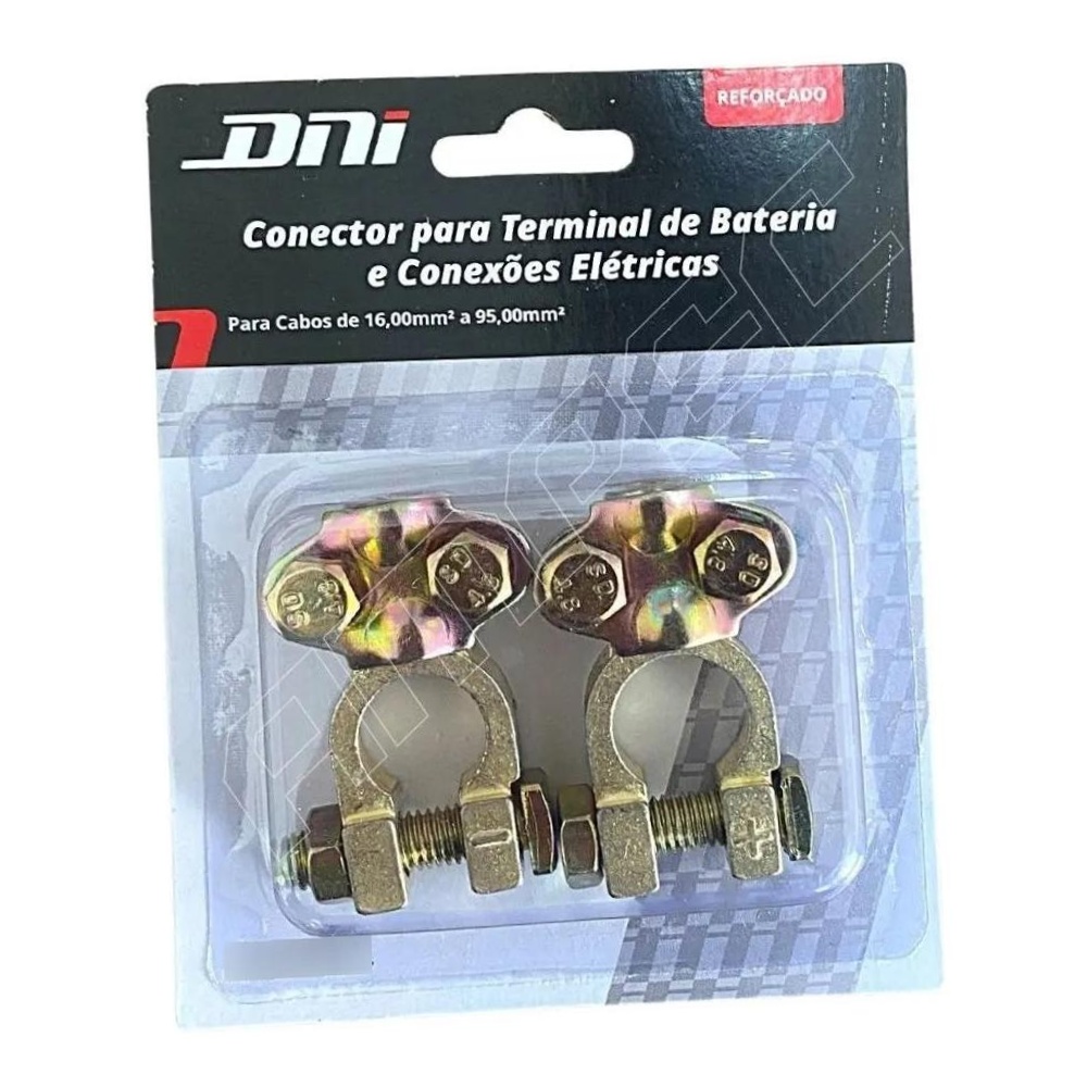 Terminal de Bateria Sapão Kit 2 Peças Chave Comutadora - DNI - 7571