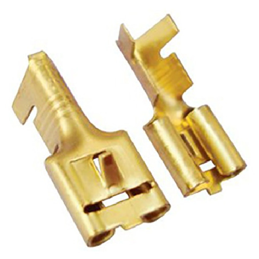 Terminal Fêmea Metálico 3mm Cor Dourado/Prata - Marilia - IM182-S