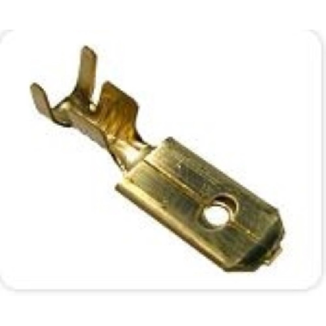 Terminal Macho de Metal Dourado - Rainha das Sete - ETE 7028