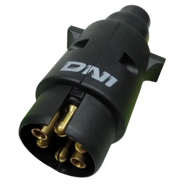 Tomada Móvel de Engate Macho 6 Polos em Nylon - DNI - 8380