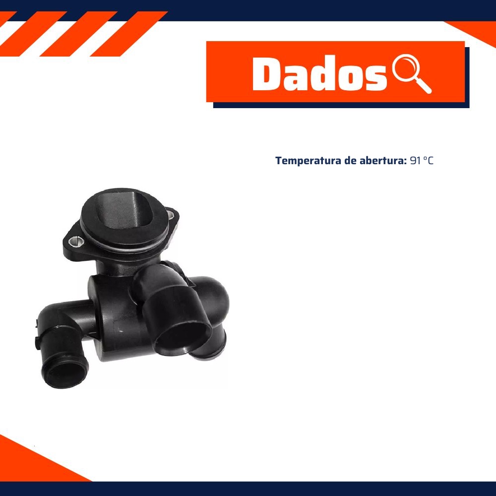 Válvula Termostática para Volkswagen Amarok - Valclei - 4454.87