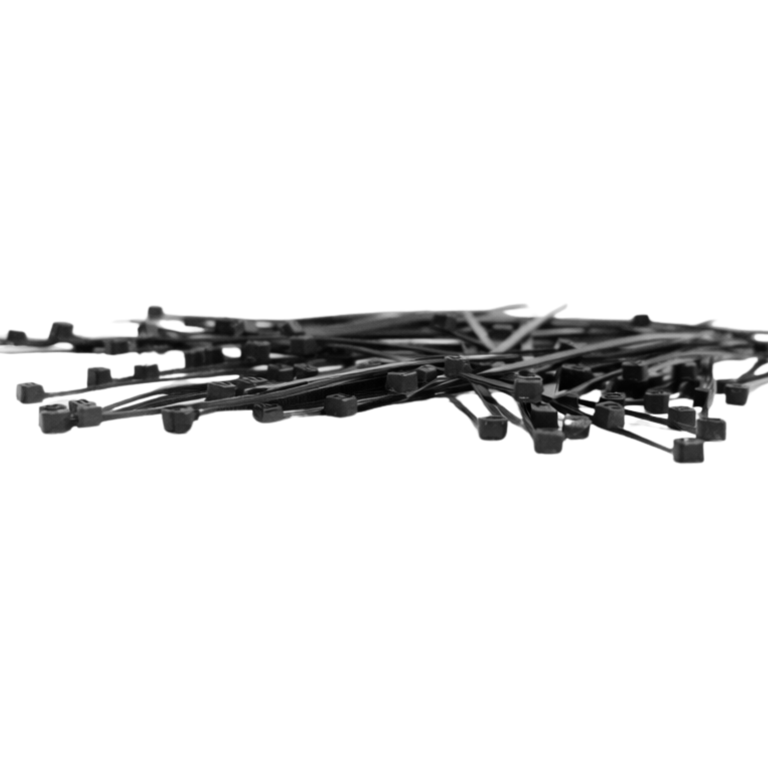 Abraçadeira de Nylon Preta 200x3,6 mm Kit 100 Peças - DNI - 5062